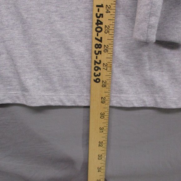 Woman Within Long Sleeve Shirt Gray Women Size | 1x - Picture 5 of 9